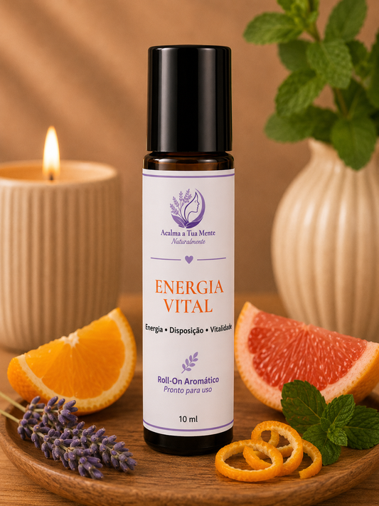 Energia Vital | Roll-On Aromático Natural 10 ml