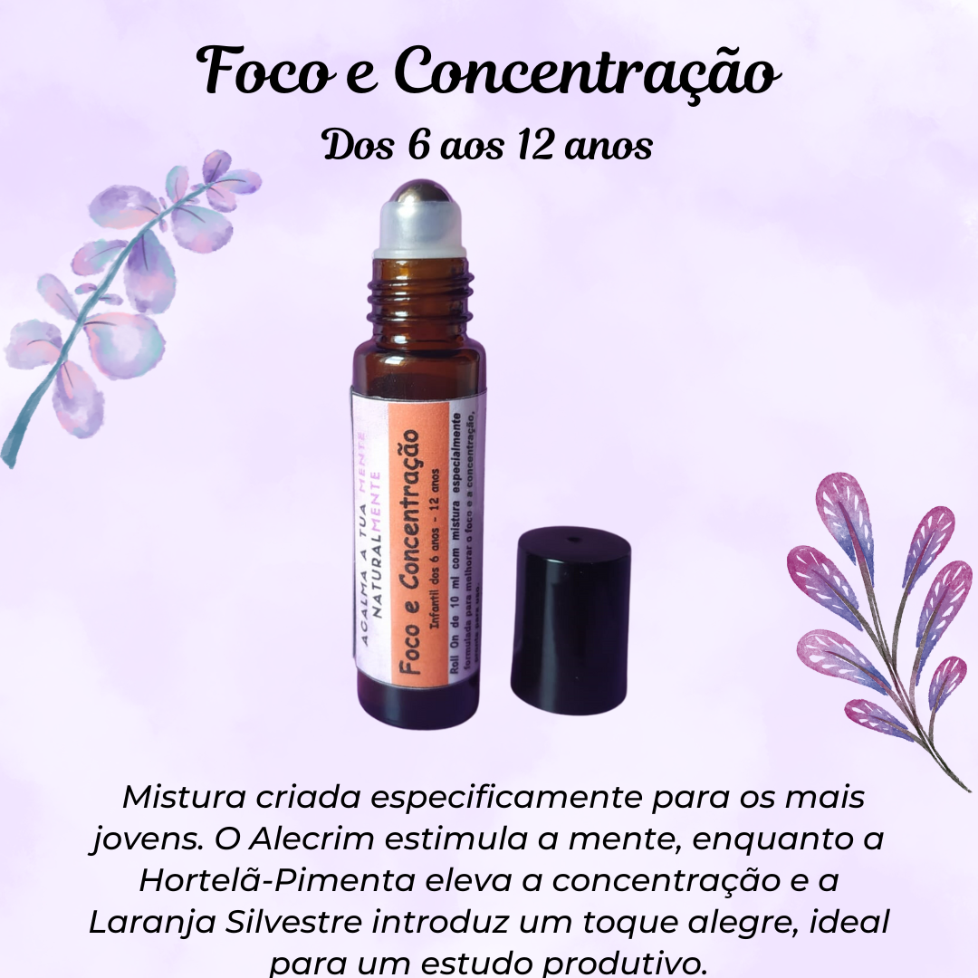 Foco e Concentração infantil dos 6 aos 12
